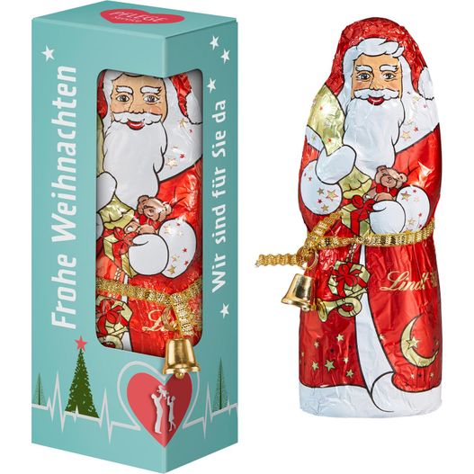 Lindt & Sprüngli Weihnachtsmann in Werbegeschenkbox (Bild 1)