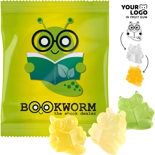 Fruchtgummi INDIVIDUELL 30 g, VEGAN im konventionellen Tütchen (Bild 1)