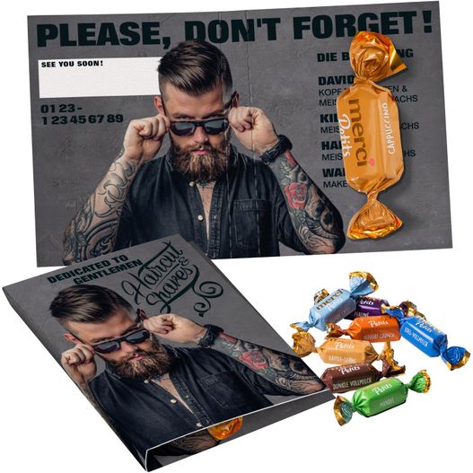 Süßes Briefchen mit merci Petits (Bild 1)