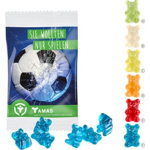 Unifarbene Premium-Bärchen, 15 g im kompostierbaren Tütchen