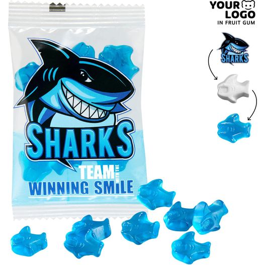 Fruchtgummi INDIVIDUELL 15 g, VEGAN im kompostierbaren Tütchen (Bild 1)