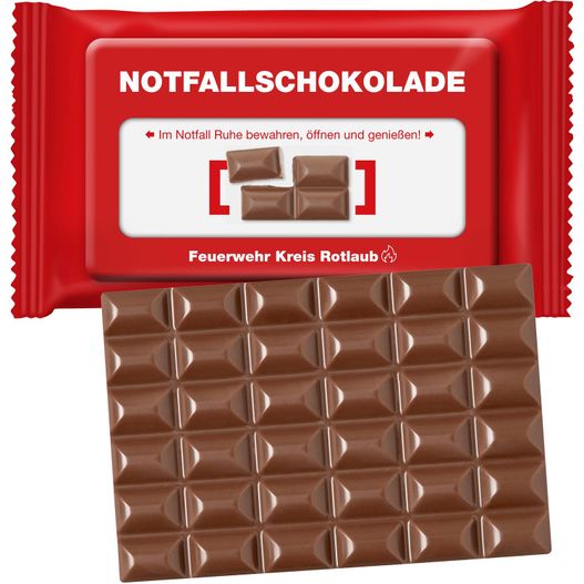 Schoko-Tafel XL in konventionellem Flowpack (Bild 1)