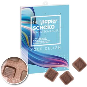 reinpapier® Schoko-Adventskalender HOCH - kleine Menge