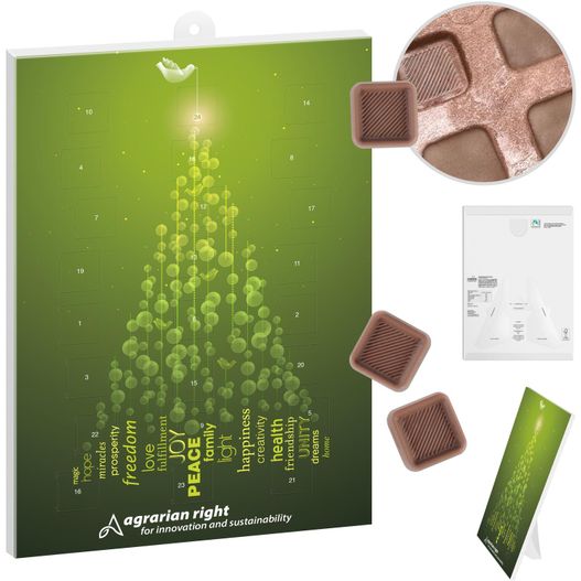 reinpapier® Schoko-Adventskalender HOCH (Bild 1)