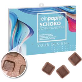 reinpapier® Schoko-Adventskalender QUER - kleine Menge