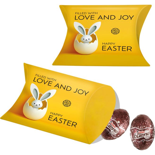 Promo-Kissenverpackung mit Kinder Bueno Eiern