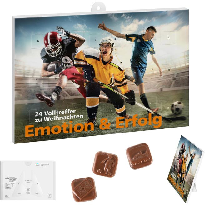 Produktabbildung Sport-Adventskalender, Fußballmotive Sport-Adventskalender, Fußballmotive