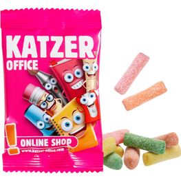 Produktabbildung Mini HITSCHIES Kaubonbons Sauer MIX im konventionellen Tütchen Mini HITSCHIES Kaubonbons Sauer MIX im konventionellen Tütchen