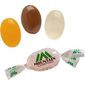 Spezialitäten Bonbons im kompostierbaren Werbewickel