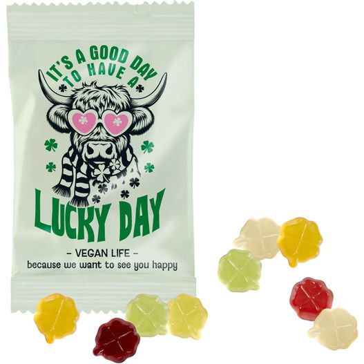 VEGANE Fruchtgummi STANDARD-Formen 15 g im konventionellen Tütchen (Bild 1)