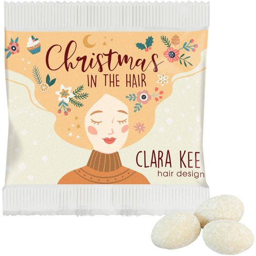 Produktabbildung Weihnachtsmandeln im Papiertütchen - Vanille Weihnachtsmandeln im Papiertütchen - Vanille (Bild 1)