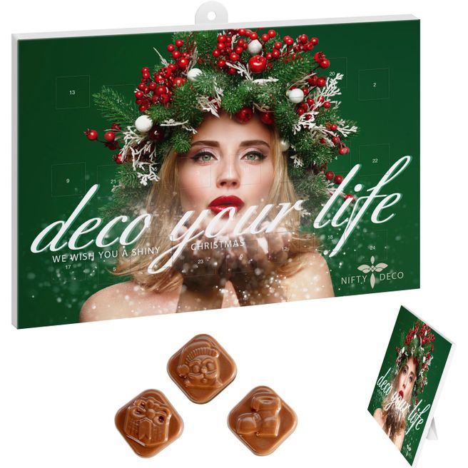 Classic Wand-/Tisch-Adventskalender INDIVIDUELL