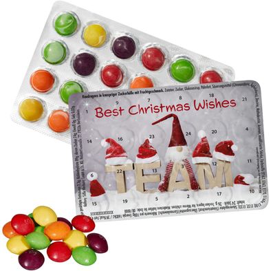 Kleinster (Advents-)Kalender der Welt "Standard" mit SKITTLES® Original Fruity Candy