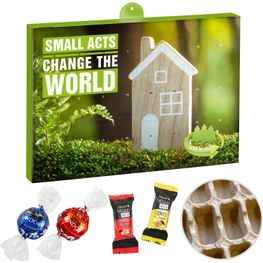 Produktabbildung Premium Präsent-Adventskalender "Eco" mit Lindt Lindor & Hello Mini Stick-Mix Premium Präsent-Adventskalender "Eco" mit Lindt Lindor & Hello Mini Stick-Mix