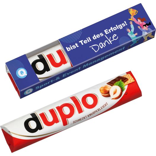 Produktabbildung 1er Duplo im Werbeschuber 1er Duplo im Werbeschuber (Bild 1)