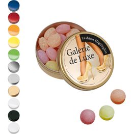 Produktabbildung XS-Taschendose mit XS-Kalfany-Fruchtbonbons, 16g XS-Taschendose mit XS-Kalfany-Fruchtbonbons, 16g