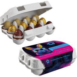 Produktabbildung 12er Ostereier-Karton mit Ferrero Rocher Eiern 12er Ostereier-Karton mit Ferrero Rocher Eiern