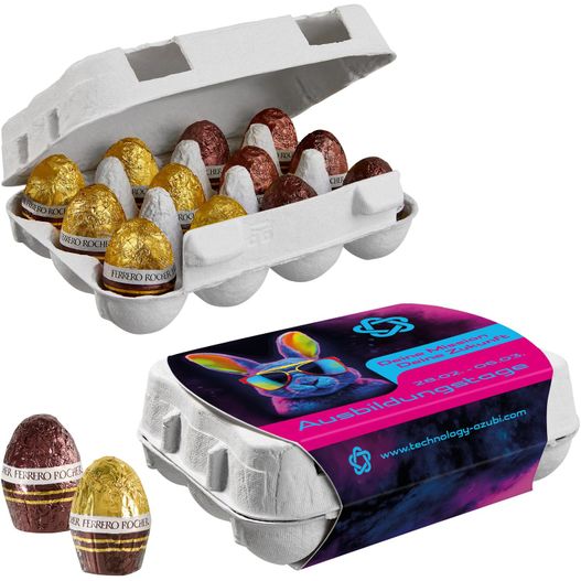 12er Ostereier-Karton mit Ferrero Rocher Eiern (Bild 1)