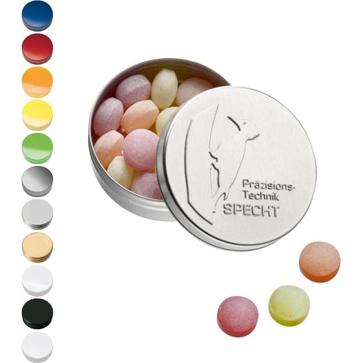 XS-Prägedose mit XS-Kalfany-Fruchtbonbons, 16g (Bild 1)
