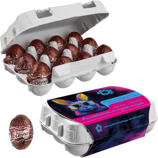 12er Ostereier-Karton mit Kinder Bueno Eiern (Bild 1)