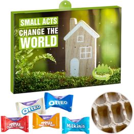 Premium Präsent-Adventskalender "Eco" mit Milka Favourites Mix