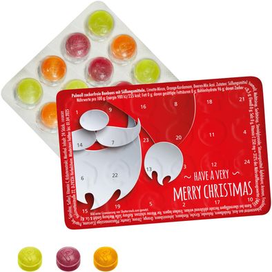 Produktabbildung Kleinster (Advents-)Kalender der Welt "Standard" mit Pulmoll Kleinster (Advents-)Kalender der Welt "Standard" mit Pulmoll