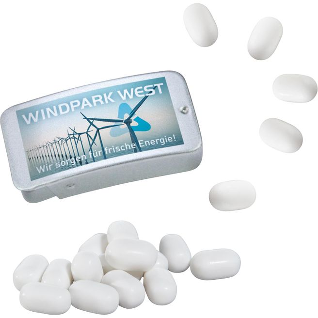Produktabbildung Schiebedeckeldose mit tic tac, 7g Schiebedeckeldose mit tic tac, 7g
