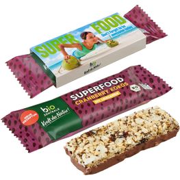 BIO Müsliriegel SUPERFOOD Cranberry + Kokos