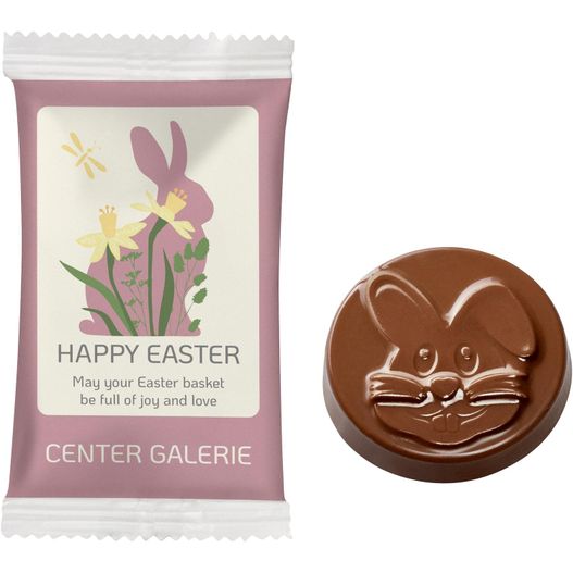 Schokotaler "Osterhase" im Papierflowpack (Bild 1)