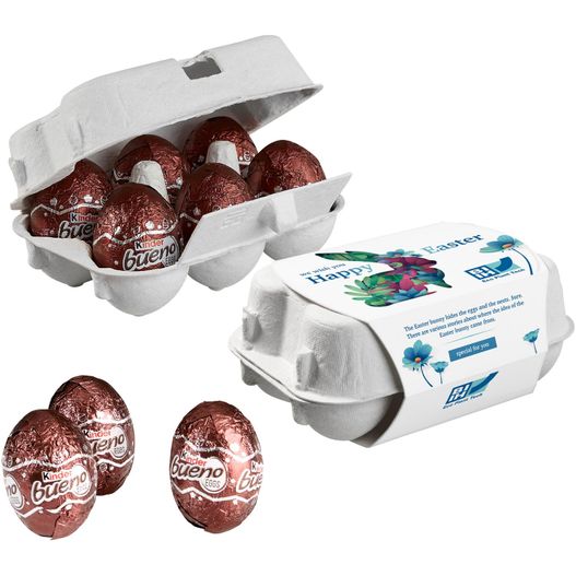 6er Ostereier-Karton mit Kinder Bueno Eiern (Bild 1)