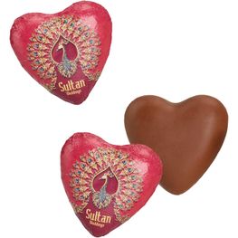 Schokoladenherz, flachliegend