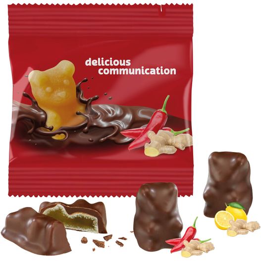 Schoko-Fruchtgummi-Bären im konventionellen Tütchen (Bild 1)