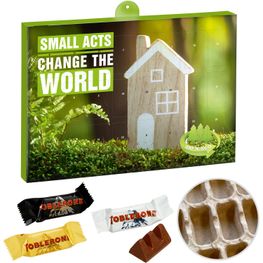 Produktabbildung Premium Präsent-Adventskalender "Eco" mit Toblerone Mini Mix Premium Präsent-Adventskalender "Eco" mit Toblerone Mini Mix