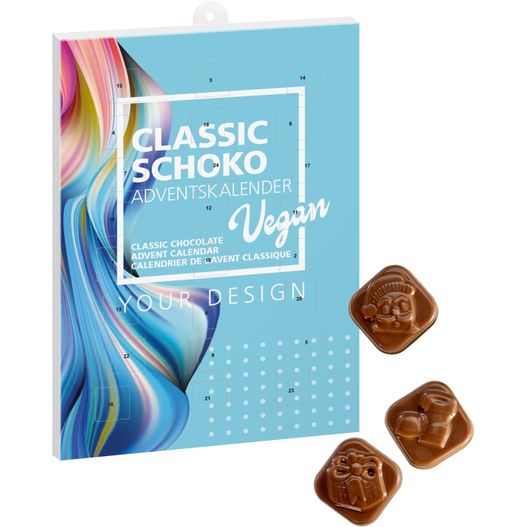 Veganer Schoko-Adventskalender hoch - kleine Menge (Bild 1)
