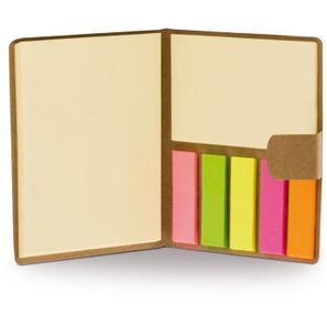 Notizbuch mit Haftnotizen