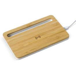 Produktabbildung Kabellose Ladestation aus Bambus, 5W Kabellose Ladestation aus Bambus, 5W