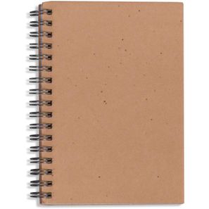 Spiral-Notizbuch aus Saatgutpapier