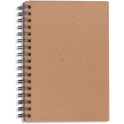 Produktabbildung Spiral-Notizbuch aus Saatgutpapier Spiral-Notizbuch aus Saatgutpapier (Bild 1)