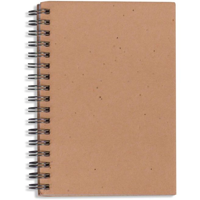 Spiral-Notizbuch aus Saatgutpapier