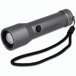 Produktabbildung Wiederaufladbare Taschenlampe aus recyceltem Aluminium IPX4 Wiederaufladbare Taschenlampe aus recyceltem Aluminium IPX4