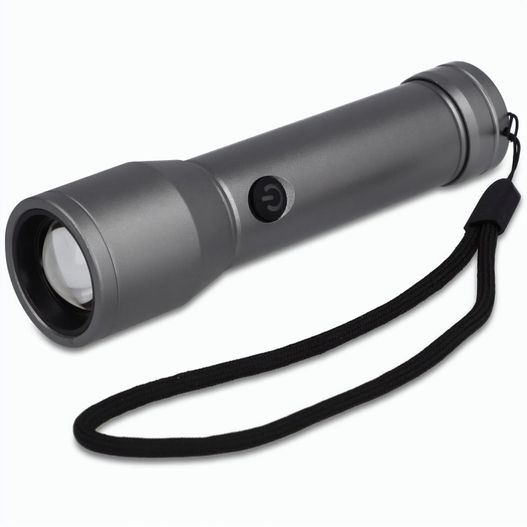 Wiederaufladbare Taschenlampe aus recyceltem Aluminium IPX4 (Bild 1)