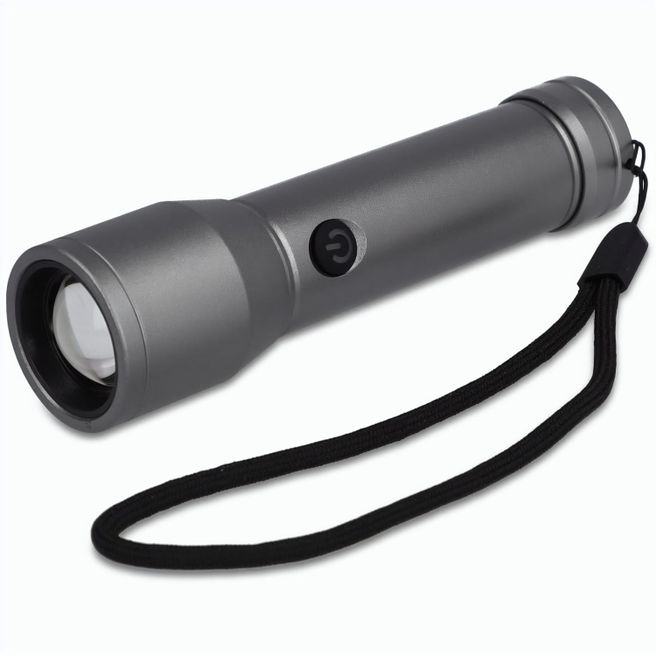 Wiederaufladbare Taschenlampe aus recyceltem Aluminium IPX4