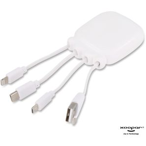 Xoopar Octopus Gamma 2 Bio Charging cable with 3.000mAh Powerbank