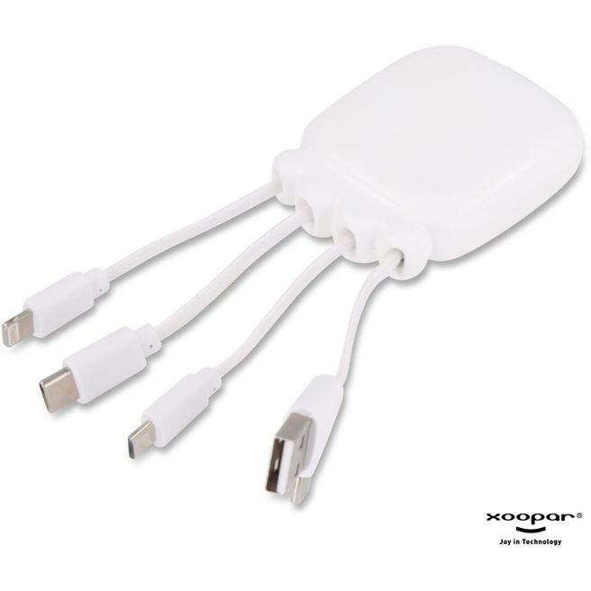Xoopar Octopus Gamma 2 Bio Charging cable with 3.000mAh Powerbank