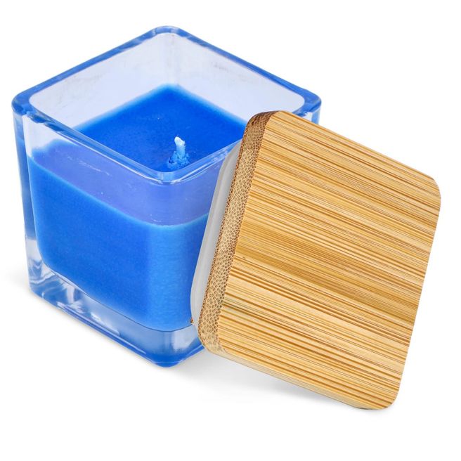 Chakra Kerze auf pflanzlicher Basis im Glasgefäß