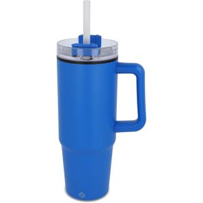 Miami Becher mit Henkel und Strohhalm 800ml