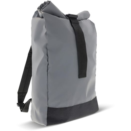 Produktabbildung Reflektierender Rolltop-Rucksack 26x13x50cm Reflektierender Rolltop-Rucksack 26x13x50cm (Bild 1)