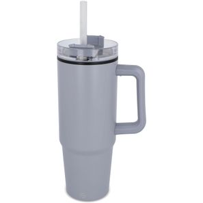 Miami Becher mit Henkel und Strohhalm 800ml