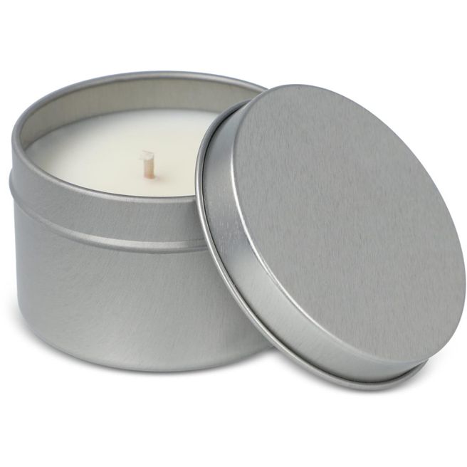 Kirtan-Duftkerze auf Pflanzenbasis in großer recycelter Dose