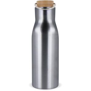 Isolier-Flasche mit Bambusdeckel, 500ml